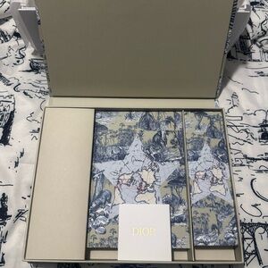 New Dior Gift Set Notebook Pencils Edition Around The World Stationary Set
